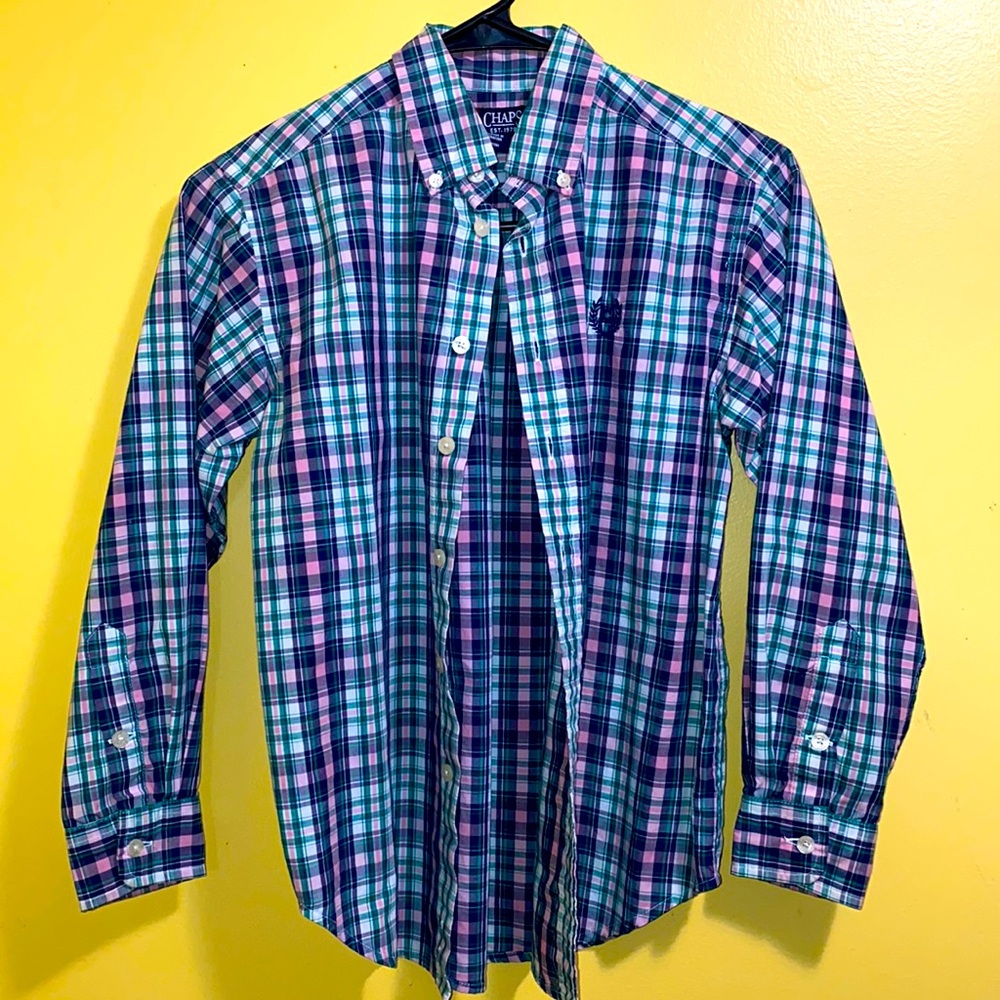 Chaps. M(10-12). Green/combo